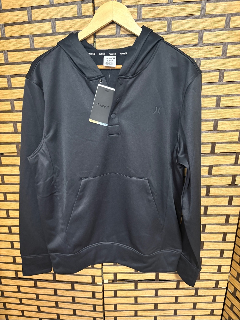 Hurley black hoodie size small